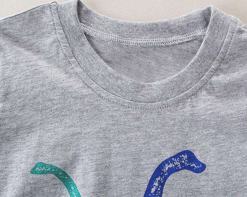 Bumeex Toddler Boys Clothes Dinosaur Short Sleeve Tee and Shorts Set 5t - Image 3